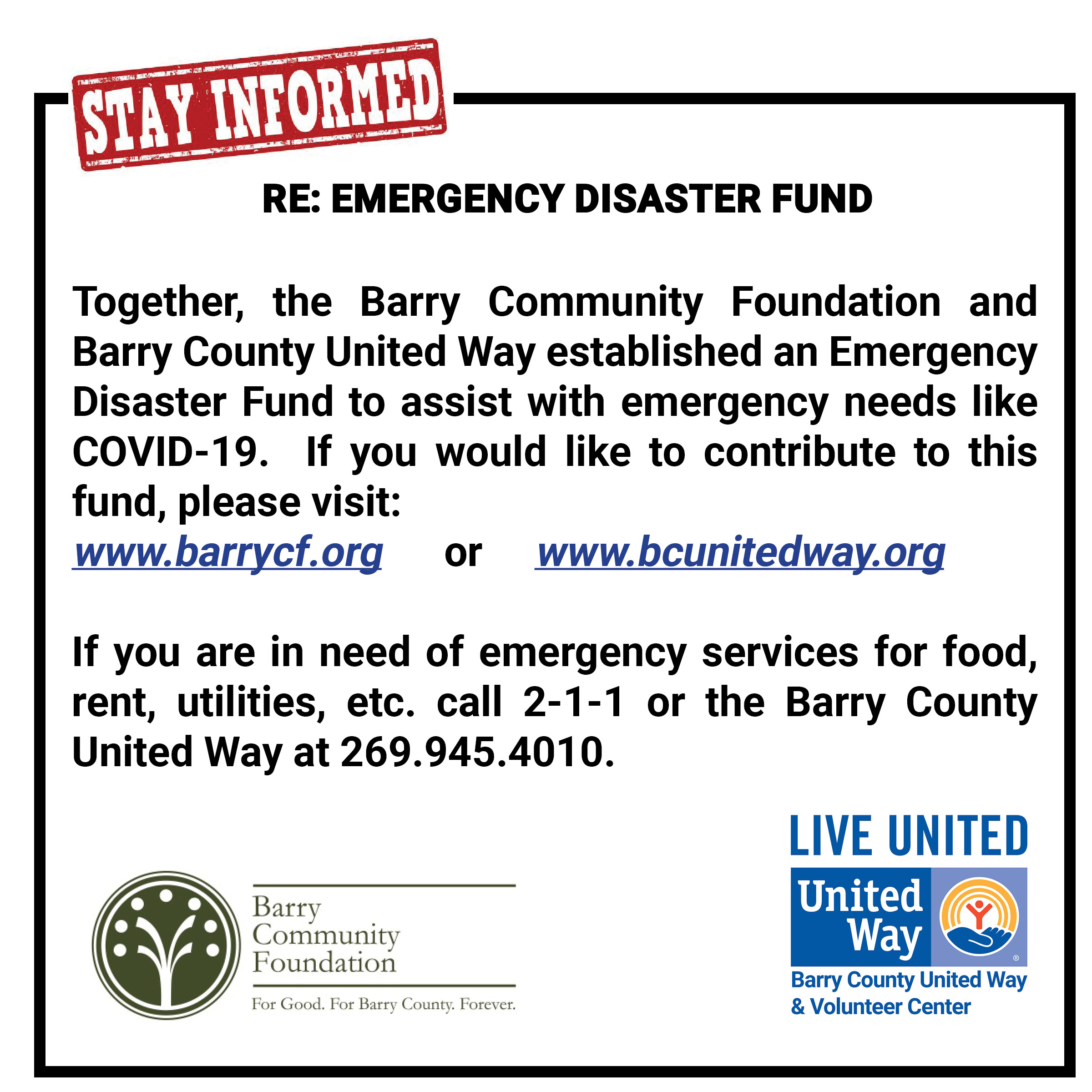 COVID - 19 Fund COVID - 19 Fund